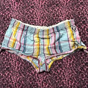 Y2K Vintage PINK Micro Mini Sleep Shorts
